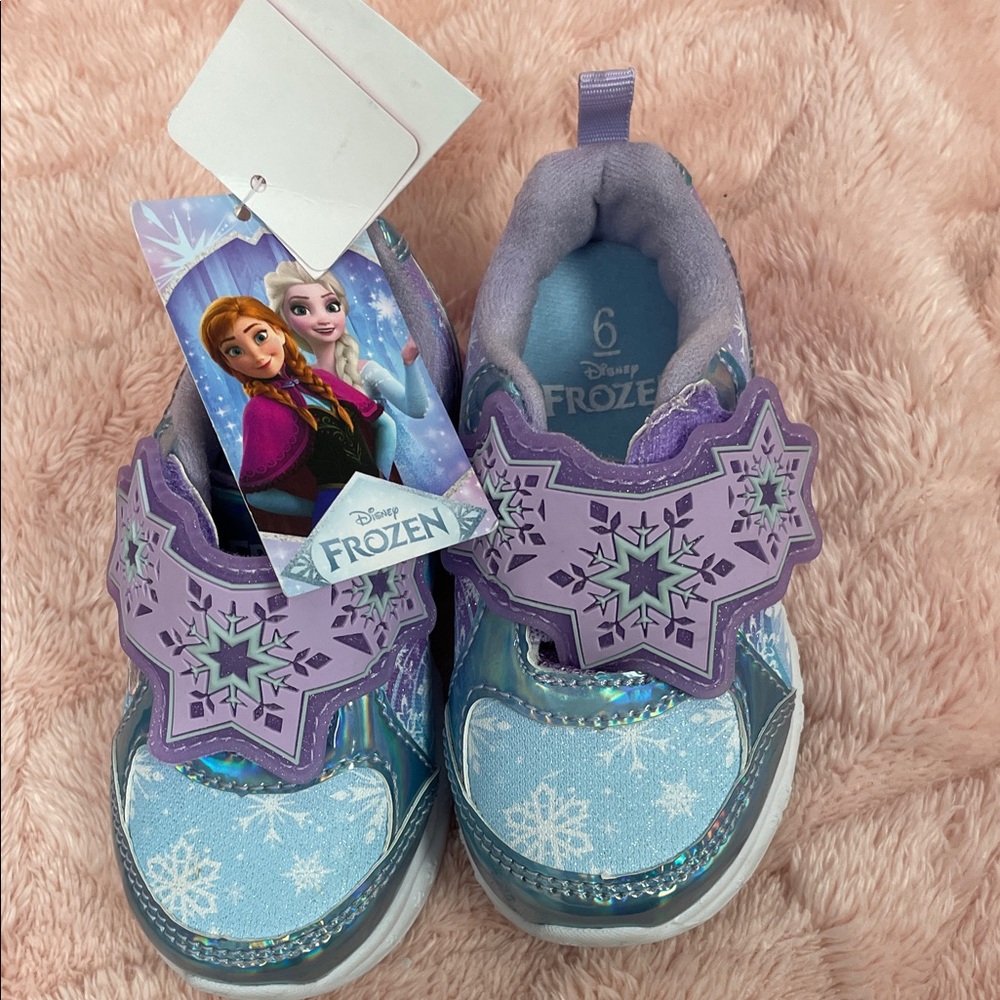 Disney Frozen Kids Sneakers - Purple and Blue